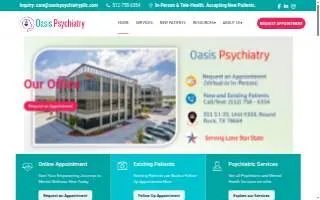Oasis Psychiatry: Prasanna Sharma, MSN, PMHNP-BC, APRN website