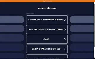 Aqua Gem Pool Care website