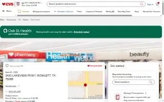 CVS of Rowlett website