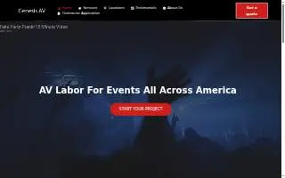 Genesis AV Crewing website