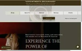 Wellness IV Saloon website