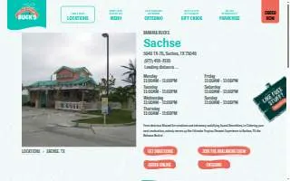 Bahama Buck's - Sachse website
