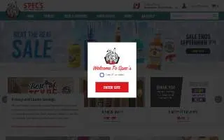 Spec's Wines, Spirits & Finer Foods of Sachse website