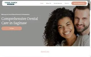 Fossil Ranch Dental & Orthodontics website