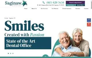 Saginaw Dental website