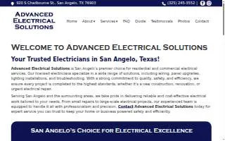 Advanced Electrical Solutions website