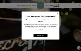 The Garden Lounge website