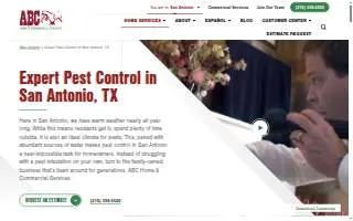 ABC Home & Commercial Services of San Antonio website