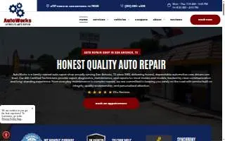 AutoWorks of San Antonio website