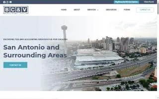 BC&V Advisors + CPAs (formerly: Adam Valdez CPA PLLC) website