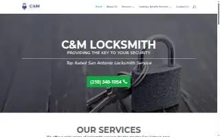 C & M Locksmith website