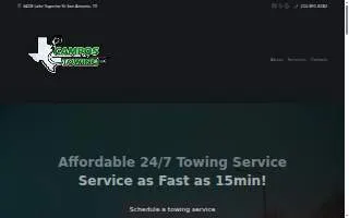 Campos Towing LLC website