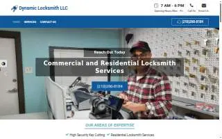 Dynamic Locksmith website