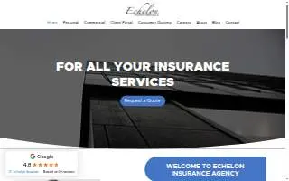 Echelon Insurance Agency website