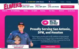 Elmer's Home Services website