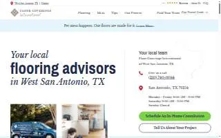 Floor Coverings International of San Antonio website