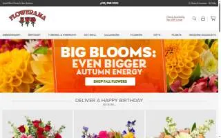 Flowerama San Antonio website