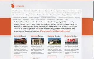 Fuller's Alamo Safe and Lock website