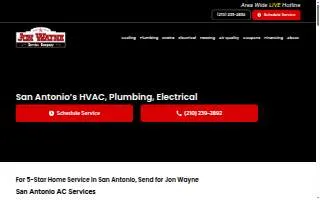 Jon Wayne Service Company of San Antonio website