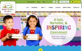 Kinder Learning Academy website