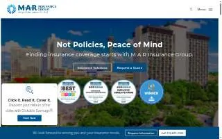 M-A-R Insurance Group website