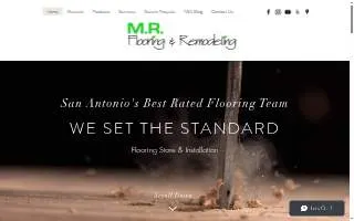 M.R. Flooring & Remodeling website