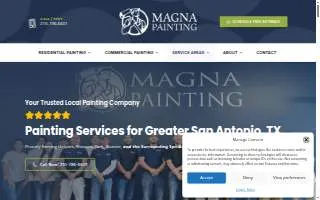 Magna Painting website