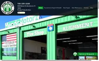Mendo Motorz & Transmissions website