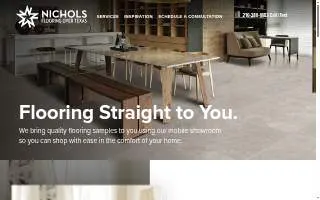 Nichols Flooring Over Texas website