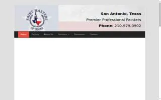 Paint Masters of Texas website