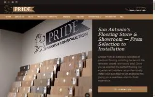 Pride Floors & Construction LLC website