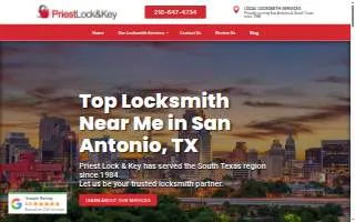 Priest Lock and Key website
