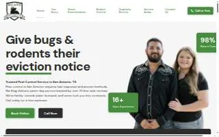 Rat King Pest Control website