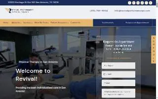 Revival Performance Physical Therapy - San Antonio website