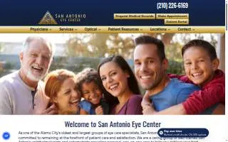 San Antonio Eye Center website