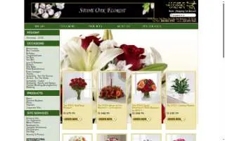 Stone Oak Florist website