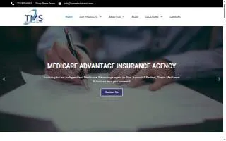Texas Medicare Solutions website
