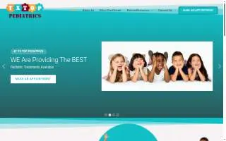 TX Top Pediatrics website