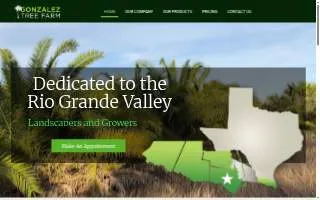 Gonzalez Tree Farm website