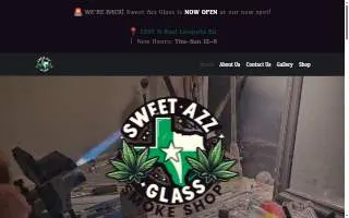 Sweet Azz Glass Smoke Shop website