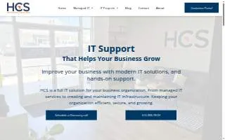 HCS Technical Services LLC website