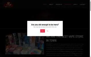 Holy Smokes Vape & Smoke of San Marcos website