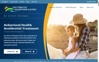 San Marcos Treatment Center website