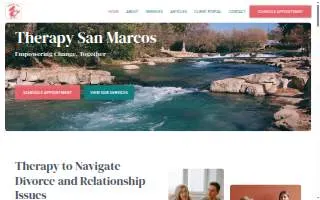 Therapy San Marcos website