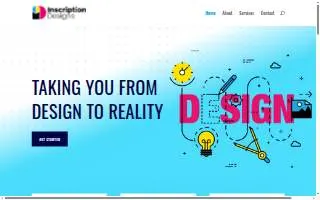 Inscription Designs website