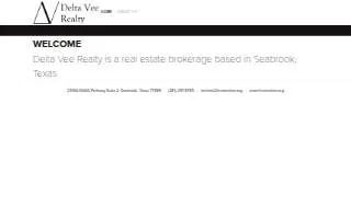 Delta Vee Realty website