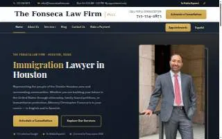 Fonseca Law Firm website