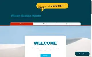 Wilton Krause Septic Tanks website