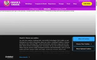 Chuck E. Cheese of Selma website