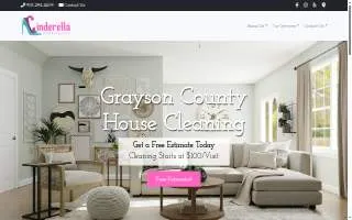 Cinderella Housekeeping Service website